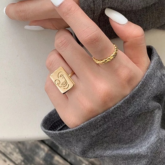 Gold Rope Adjustable Stacker Ring - Picture 3 of 4